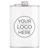 Flasques Ajouter simplement votre logo Entreprise (Devant)