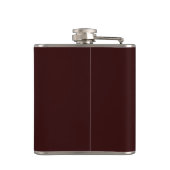 Flasques Ajouter un nom Classic Custom Red Motorcycle Chopp (Dos)