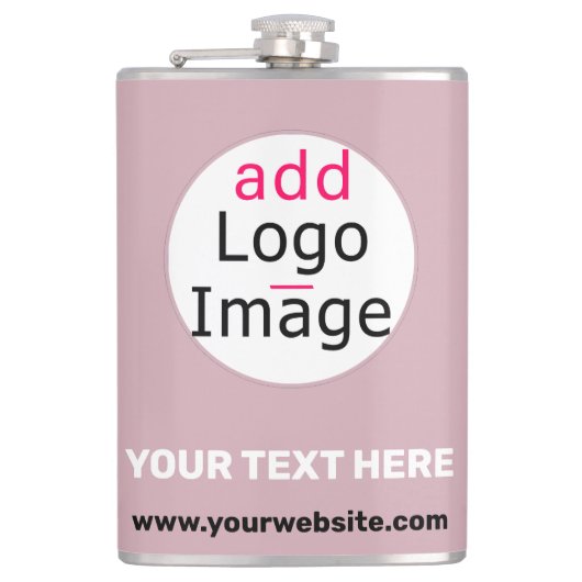 Flasques Ajouter Votre Logo Entreprise Personnalisable Dust (Devant)