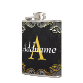 Flasques Ajouter votre nom et votre initiale (Gauche)