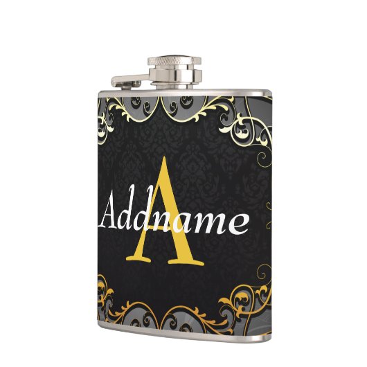 Flasques Ajouter votre nom et votre initiale (Gauche)