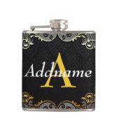 Flasques Ajouter votre nom et votre initiale (Devant)