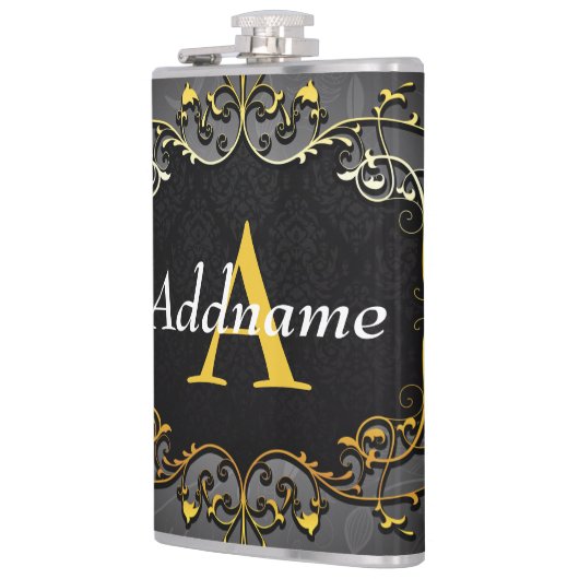 Flasques Ajouter votre nom et votre initiale (Gauche)