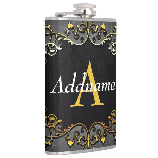 Flasques Ajouter votre nom et votre initiale (Droite)