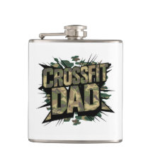 Ajuster le camouflage explosif père CrossFit Flask