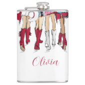 Flasques Alabama Dames mode Cowboy Boots Casquette Criminel (Devant)