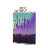 Flasques Alaska Northern Lights Mountains Lake (Gauche)