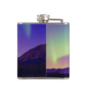 Flasques Alaska Northern Lights Mountains Lake (Dos)