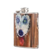 Flasques Alaskan Husky Sleddog Flask (Gauche)