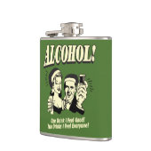 Flasques Alchohol : One Drink Je me sens bien (Gauche)