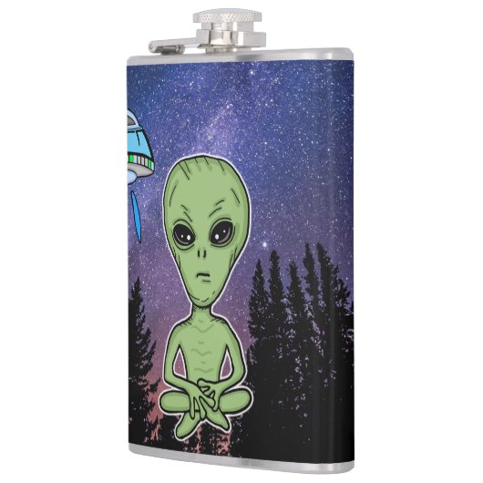 Flasques Alien et UfO sur Starry Night (Gauche)