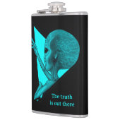 Flasques Alien gris, la vérité est là (Gauche)