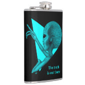 Flasques Alien gris, la vérité est là (Droite)