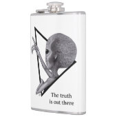 Flasques Alien gris, la vérité est là (Gauche)