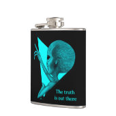 Flasques Alien gris, la vérité est là (Gauche)