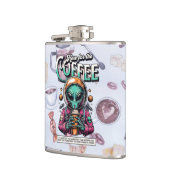 Flasques Alien ici pour le café (Gauche)