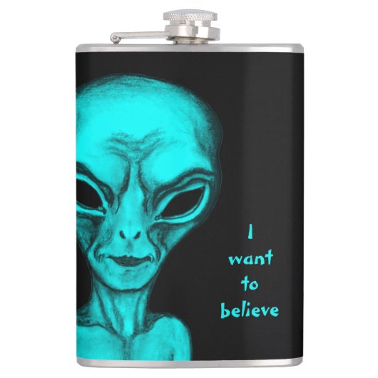 Flasques Alien, je veux croire (Devant)