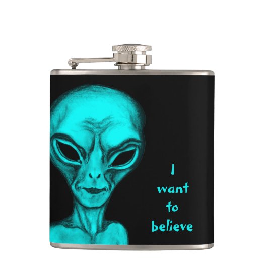 Flasques Alien, je veux croire (Devant)
