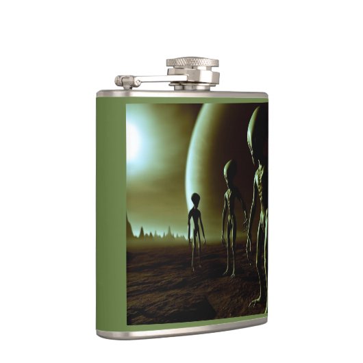 Flasques ALIENS gris SF 1 (Droite)