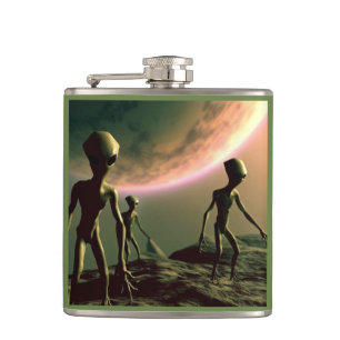 Flasques ALIENS gris SF 2