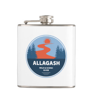 Flasques Allagash Wild Et Pittoresque River Maine