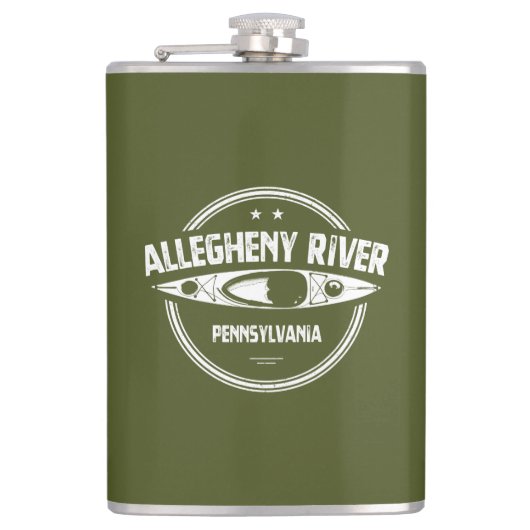 Flasques Allegheny River, Pennsylvanie (Devant)