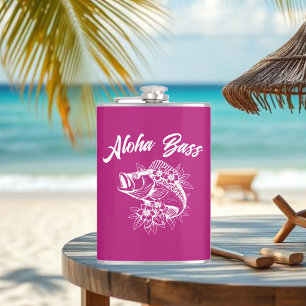 Flasques Aloha Bass-Hawaiian rose