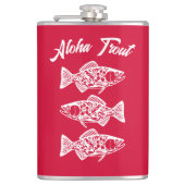 Flasques Aloha Trout-Hawaiian Cherry Red (Devant)