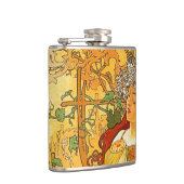 Flasques Alphonse Mucha Art Nouveau Automne (Droite)