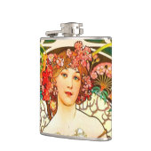 Flasques Alphonse Mucha Art Nouveau Daydream (Gauche)