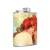 Flasques Alphonse Mucha Art Nouveau Été (Droite)
