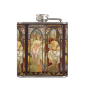 Flasques Alphonse Mucha, Le Temps du Jour (Dos)