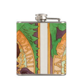 Flasques Alphonse Mucha Prince et Dragon (Dos)
