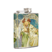 Flasques Alphonse Mucha Princess Hyacinth Art Nouveau (Droite)