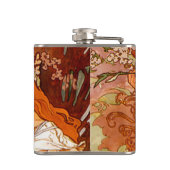 Flasques Alphonse Mucha Printemps Art Nouveau (Dos)