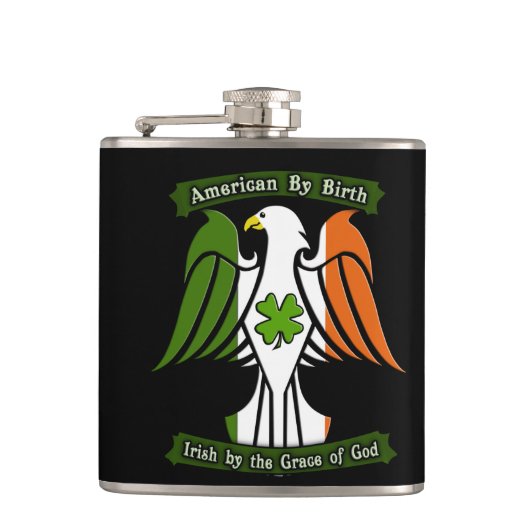 Flasques Américain par la naissance, irlandaise par la Grâc (Devant)