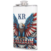 Flasques American Bald Eagle Patriotique USA Drapeau Libert (Gauche)