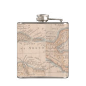Flasques American Eskimo Chien Pirate Hip Flask (Dos)