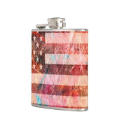 Flasques American Flag Grunge Art #5 (Gauche)