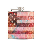 Flasques American Flag Grunge Art #5 (Devant)