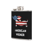 Flasques American Wiener Dog Dachshund Flask (Gauche)