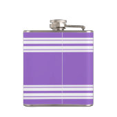 Flasques Amethyst Purple Wht Team Jersey Numéro personnalis (Dos)