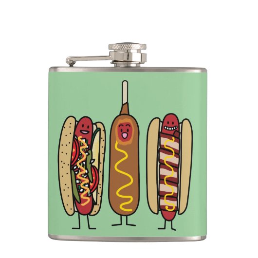 Flasques Amis de hot-dog (Devant)