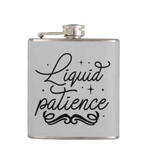 Flasques amusant art de mots liquides amateurs de boisson