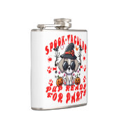 Flasques Amusant Halloween Chien Citrouille design pour ani (Droite)