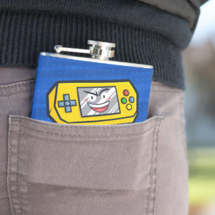 Flasques Amusant Jaune Fête des pères portable Salutation