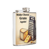 Flasques Amusant Jaune politique américaine (Droite)