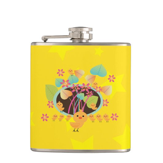 Flasques Amusant petit poulet (Devant)