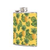 Flasques Ananas et Feuilles tropicaux en or (Gauche)