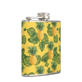 Flasques Ananas et Feuilles tropicaux en or (Droite)